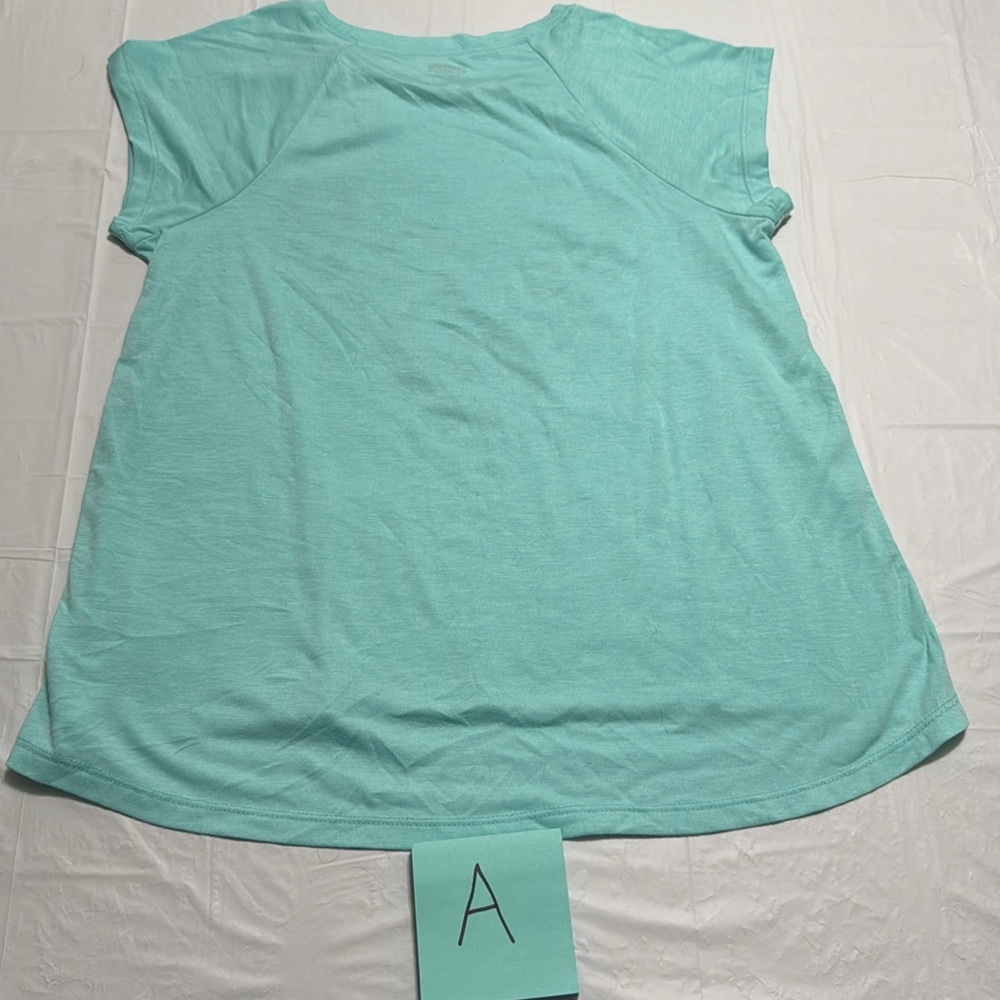 Gymboree Teal Heart Graphic Tee large 10/12 NWT - Picture 5 of 7